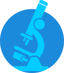 icon of a microscope